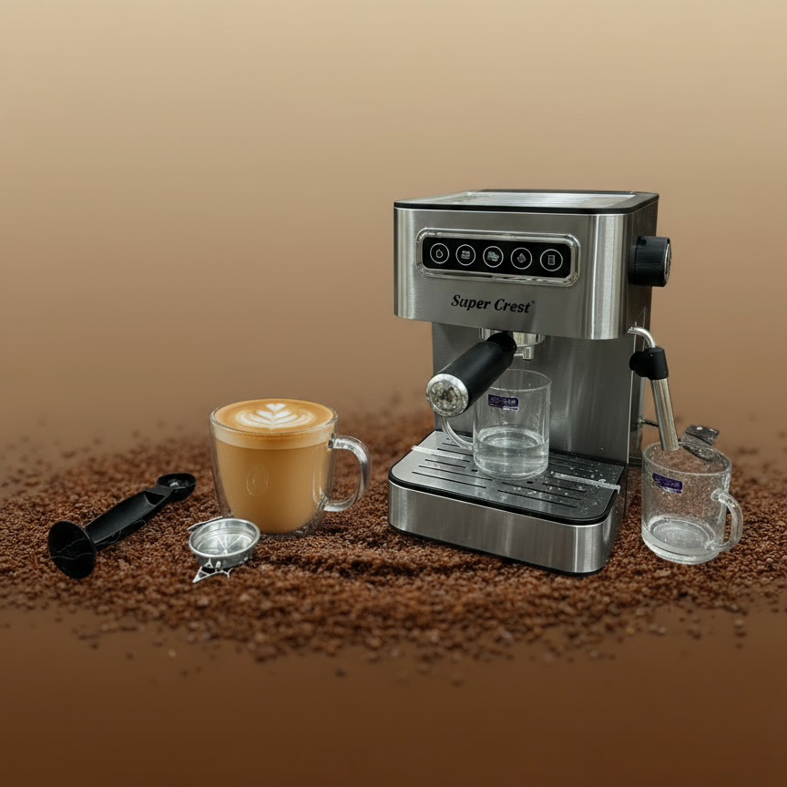 Super Crest Coffee Expresso Machine